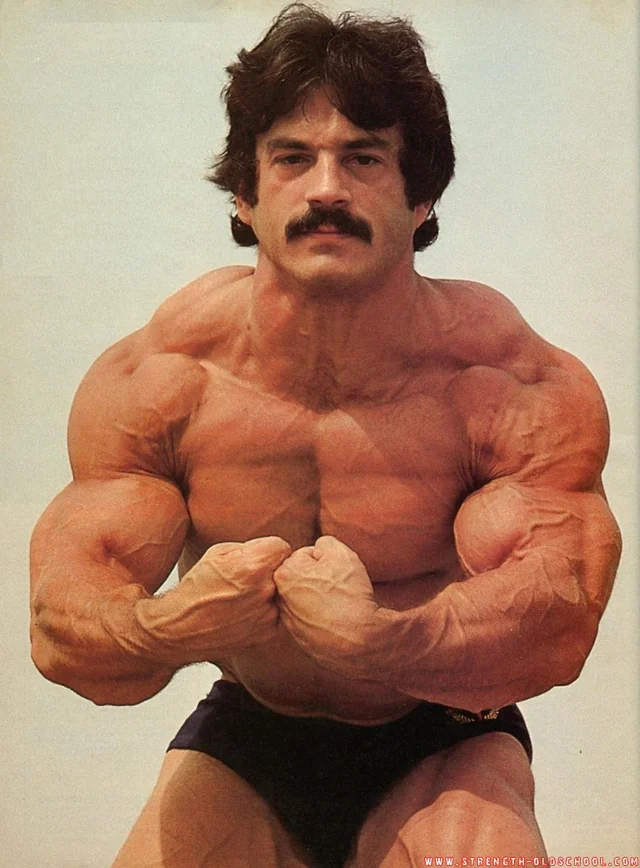 Mike Mentzer — most muscular pose